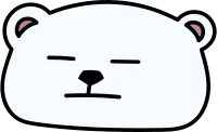북극곰얼굴