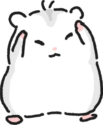 세수하는 햄스터