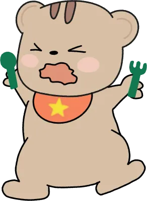 개구쟁이 어린이 다람쥐, 곰돌이
