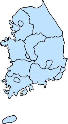 남한지도2