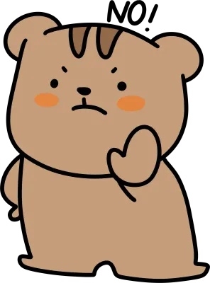 금지하는 귀여운 동물