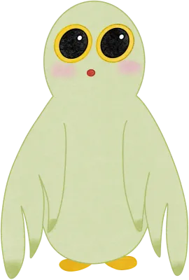 green bird