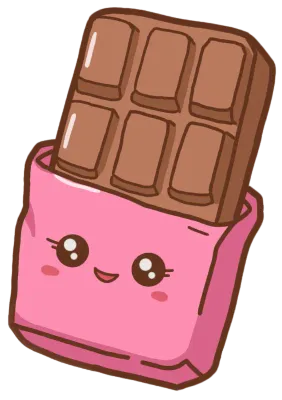 Cute Chocolate Bar_귀여운 초콜릿 바