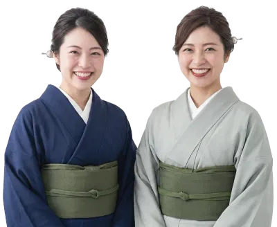 기모노를 입은 일본 여성