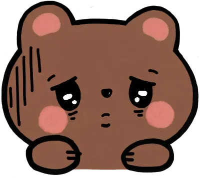 무서워 하는 곰,무서워 하는 모습의 곰,무섭곰빵