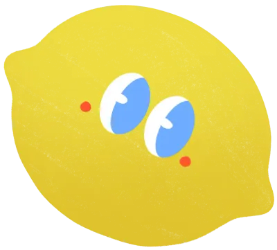 귀여운 레몬 캐릭터