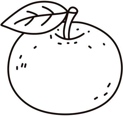 오렌지 일러스트
