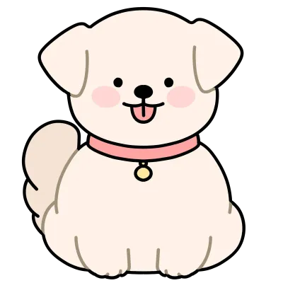 강아지 일러스트