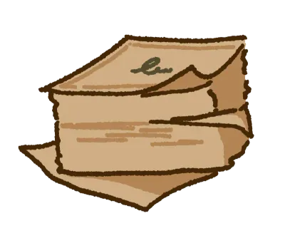 심플한 카페 냅킨 PNG