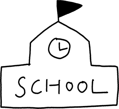 지도 약도 아이콘_학교