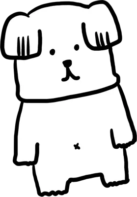 귀여운 강아지 캐릭터