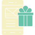 Gift Voucher Icon Vector Element