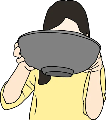 먹방하는 여자