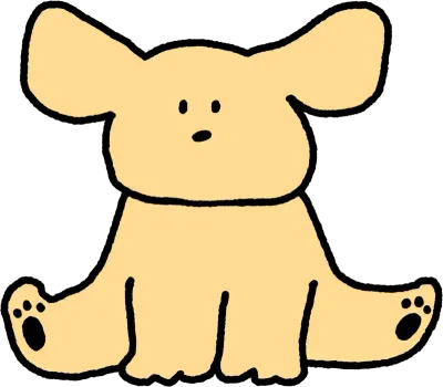 강아지 일러스트