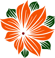 Elegant  Floral Ornament SVG  Decorative Acanthus Vector Design