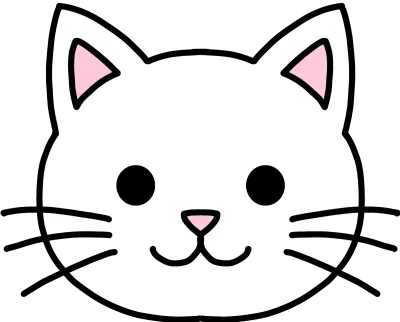 귀여운 고양이 얼굴
