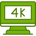 4K Monitor Icon