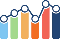 Analytic Graph Logo Vector Icon Illustration