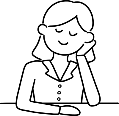 사색하는 여성