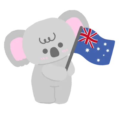 Australia koala cartoon