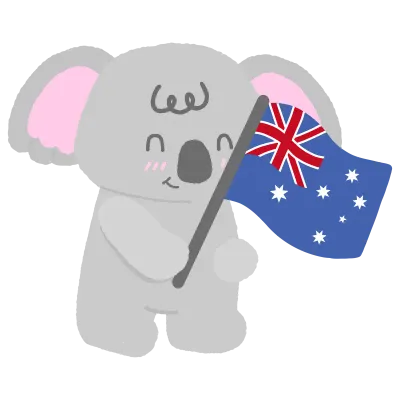 Australia koala cartoon