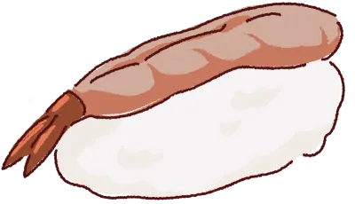 간장새우 초밥
