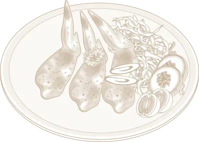 Line art Tori no Teba Japanese Boneless Chicken Wings