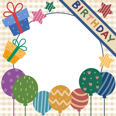 생일축하 프레임