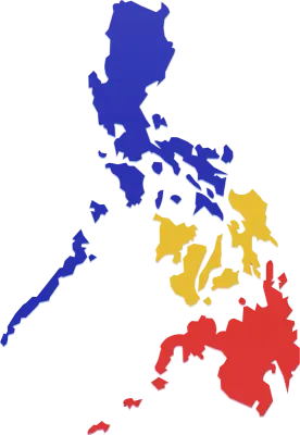 Colorful Map of the Philippines