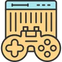 Game Console Icon Vector Element