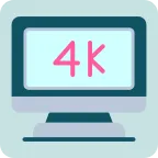 4K Monitor Icon