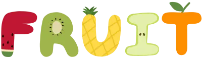 Fruit text