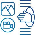 Interactivity Icon Vector Element