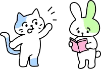 ゆるいイラストの動物たち