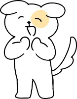 ゆるいイラストの動物たち