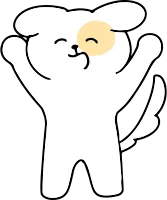 ゆるいイラストの動物たち