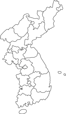 우리나라 지도