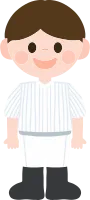 야구복을 입은 아이