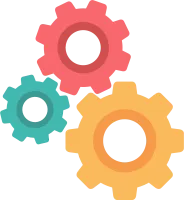 Gear Settings Illustration Vector Template