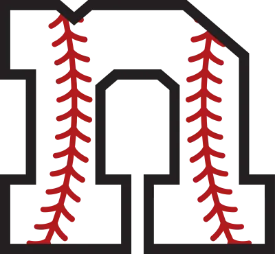 Baseball Letter Stitch Typography Design
