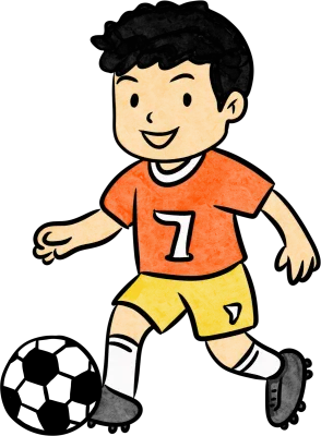 축구소년 캐릭터 일러스트