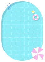 수영장 일러스트