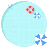 수영장 일러스트