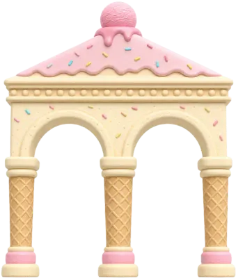 아이스크림 아이스크림왕국 아이스크림신전 아이스크림성 아이스크림성png 아이스크림성3d