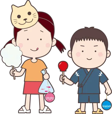Children enjoying the festival