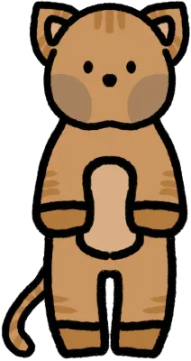 동물인형_6.귀여운 고양이 캐릭터