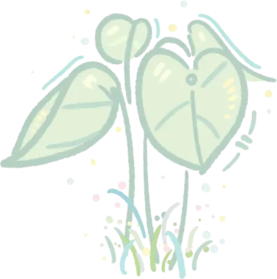Cute Pastel Flower Brush  Sticker Set