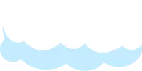 cartoon flat cloud fluffy