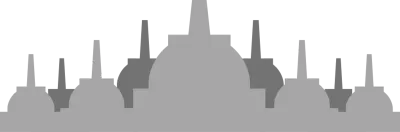Flat Color Temple Illustration