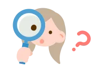 虫眼鏡を持った子供